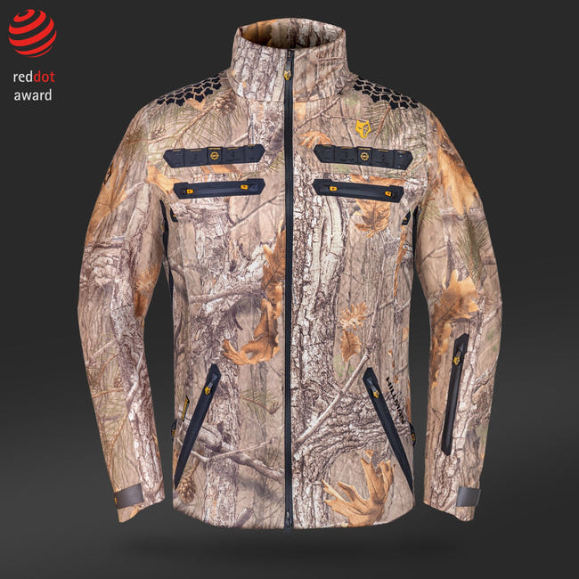 Veste Softshell Shooterking FOREST MIST – Imperméable, Coupe-vent Et Respirante – Reversible Avec Doublure Verte - 1