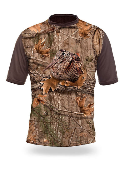 Hillman 3D Gamewear Waldschnepfe T-shirt Kurzarm Camo