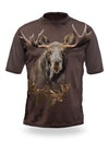 Hillman Elch T-Shirt Kurzarm Einfarbig
