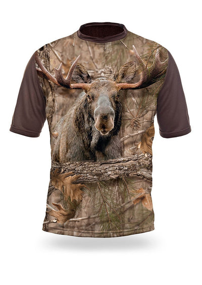 Gamewear Elch T-Shirt Kurzarm Camo