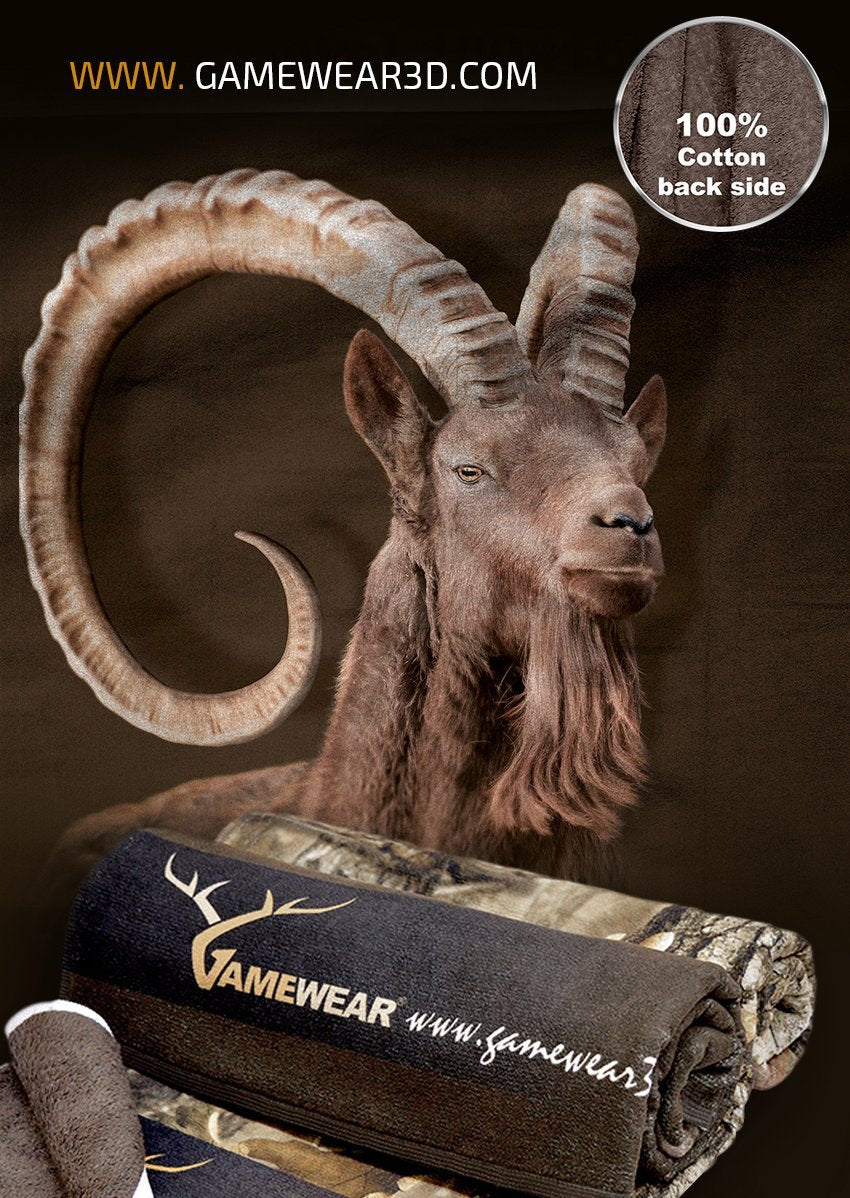 70x140cm Duschtuch Steinbock
