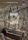 30x50cm Gamewear Camo Handtuch rennender Wolf